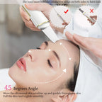 Ultrasonic Skin Scrubber and Facial Pore Cleansing Spatula