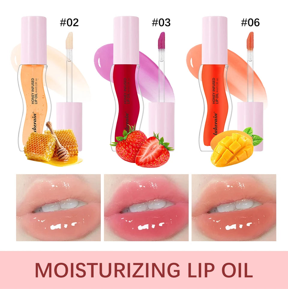 Honey Infused Moisturizing Lip Gloss Oil