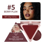 Long-Lasting Matte Satin Cream Blush for Natural Cheek Color
