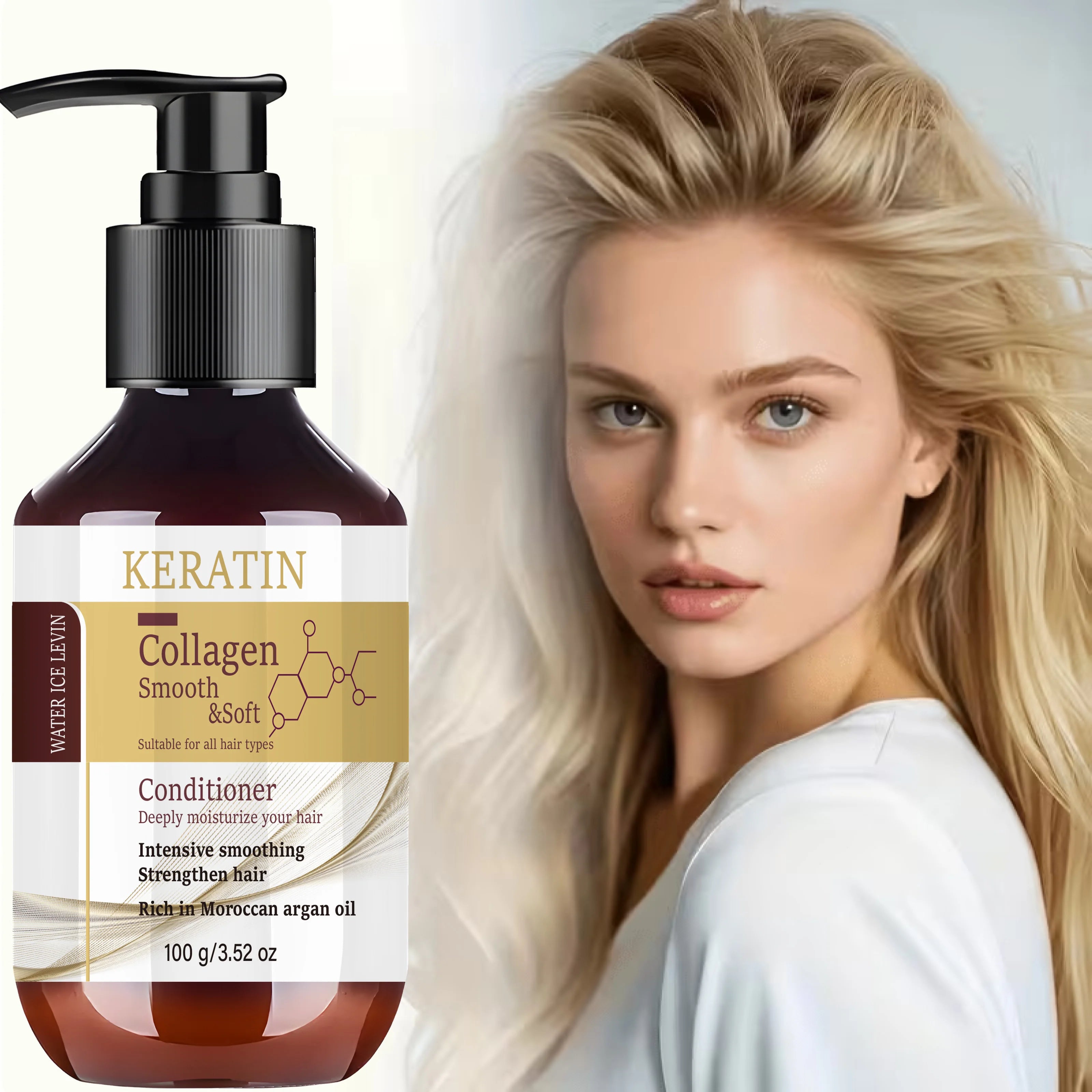 Keratin Collagen Hair Conditioner with Rosemary and Argan Oil 100g