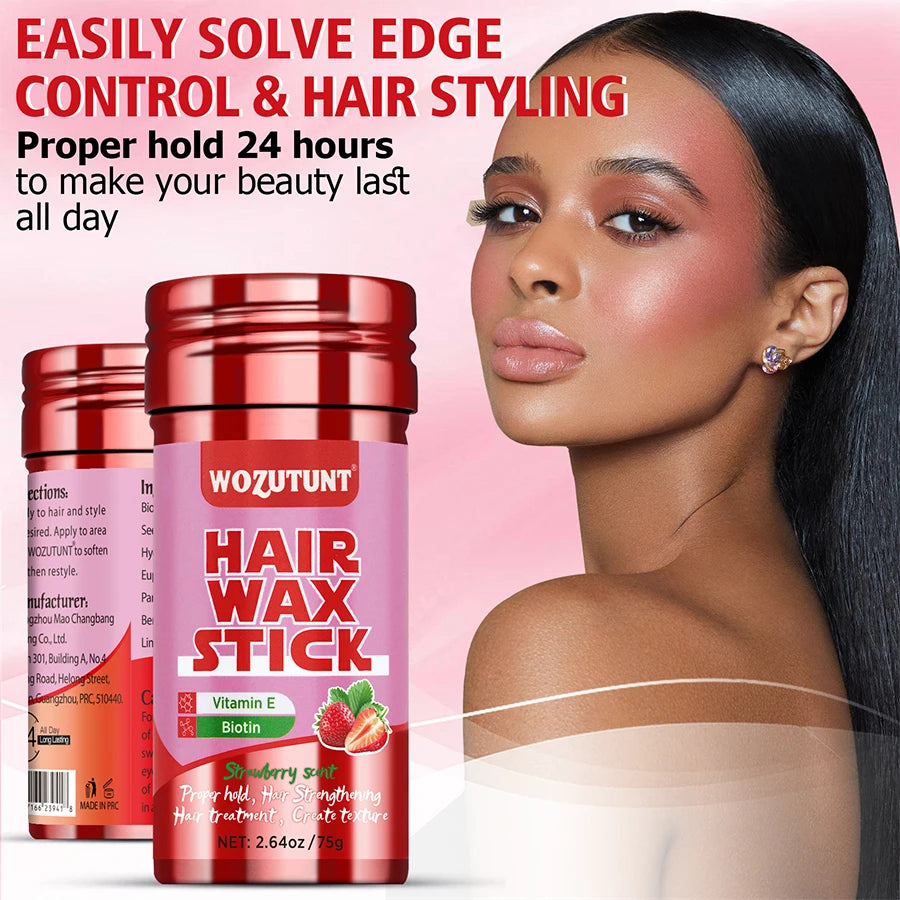 Hair Wax Stick for Frizz Control Smoothing Finishing Cream 75g