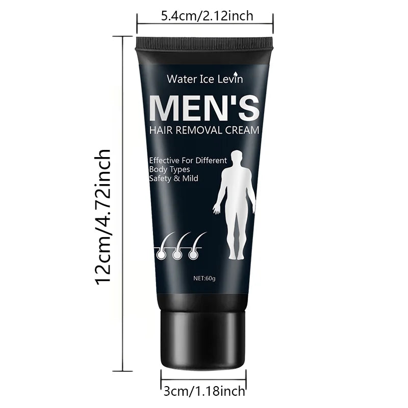Water Ice Levin Men Hair Removal Cream Quick Painless Depilatory