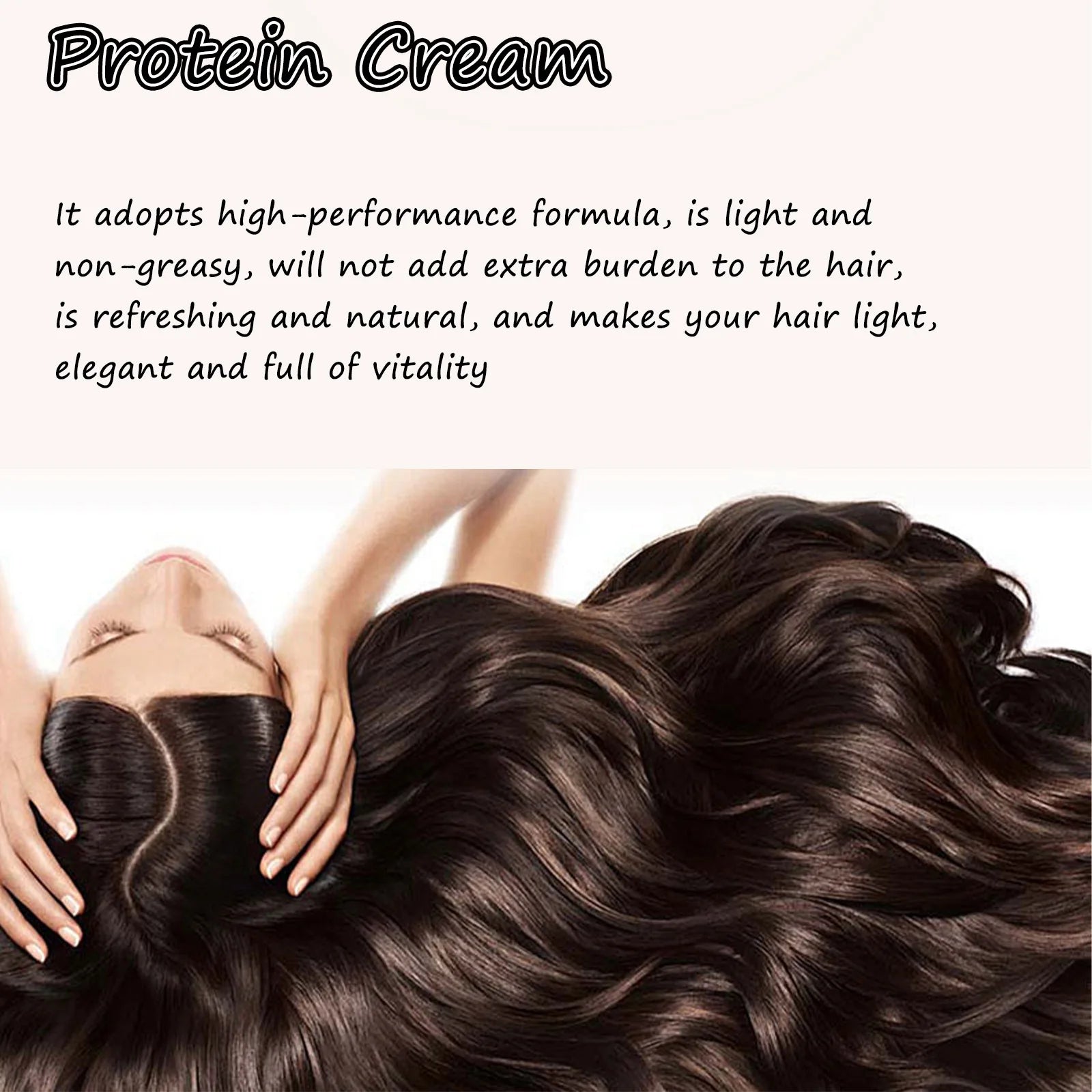 Rosemary Leave-In Protein Hair Repair Treatment Cream 100ml