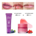 Moisturizing Lip Balm and Sleeping Mask Set