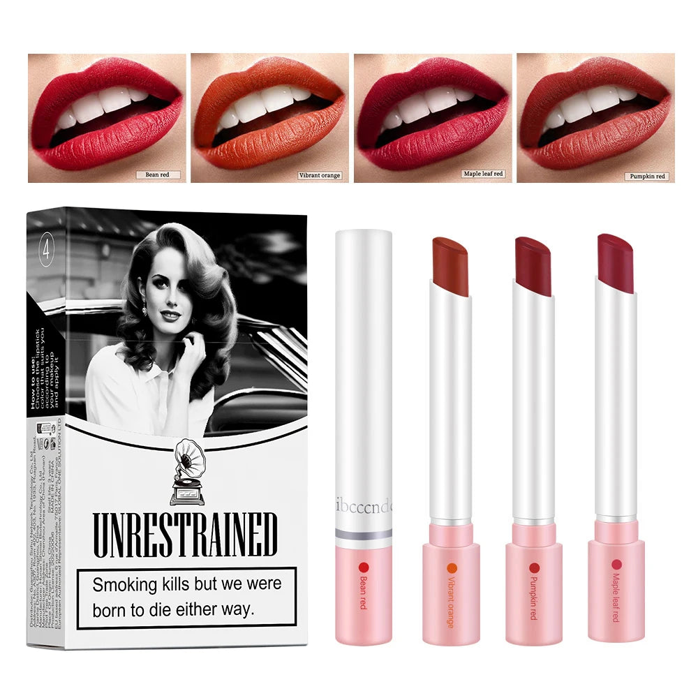 Matte Velvet Cigarette Lip Tint Set - 19