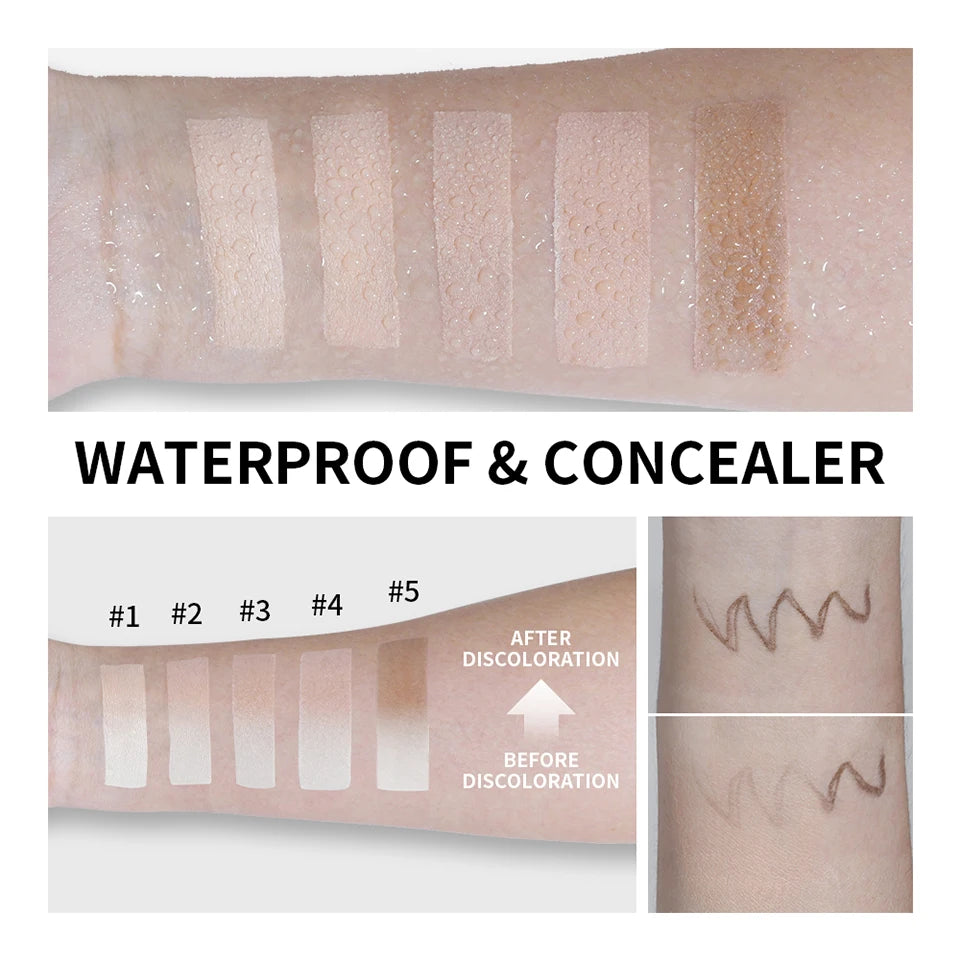 Full Coverage Foundation Cream Stick with Blending Brush - 13
