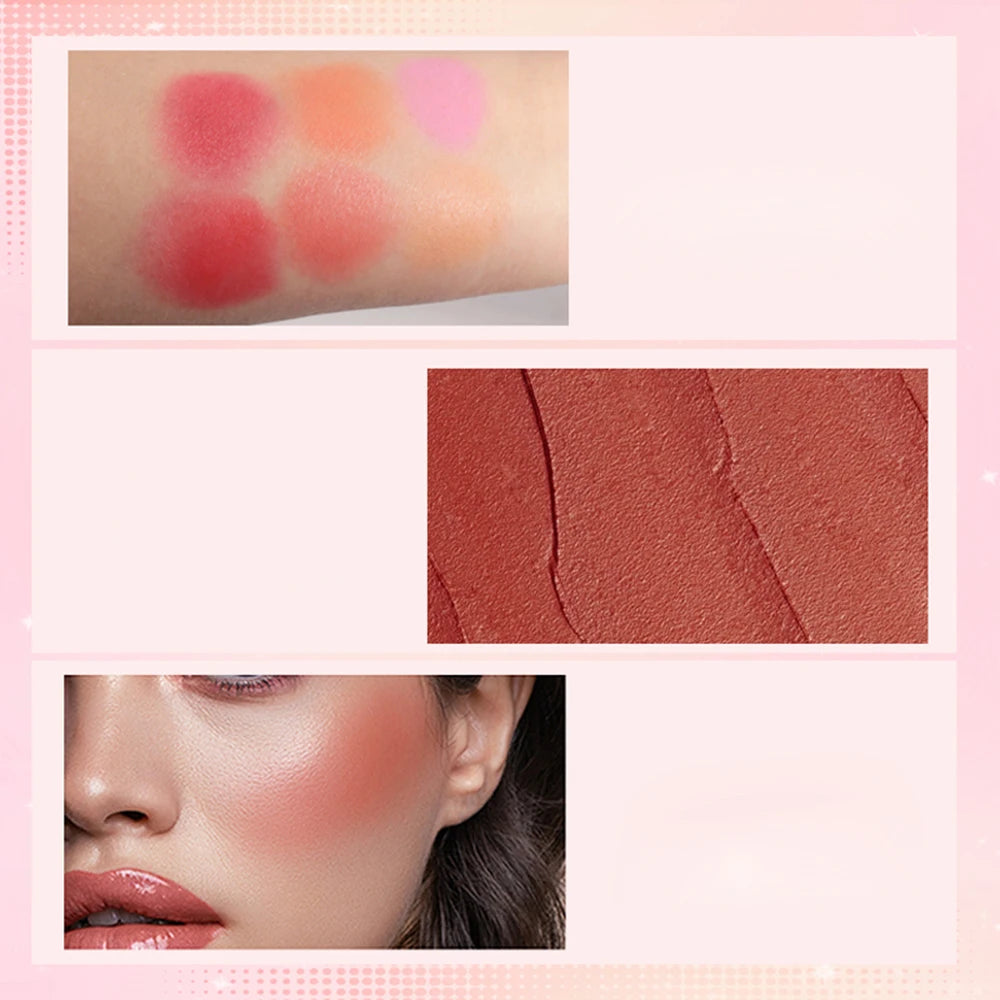 Waterproof Powder Blusher Natural Long Lasting Face Blush