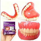 Comfort Fit Silicone Cosmetic Dentures for Instant Smile