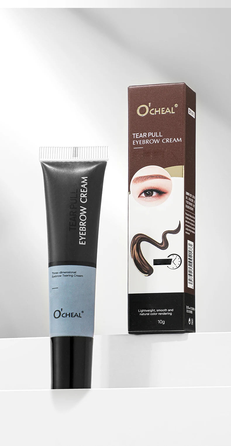 O'CHEAL 3D Tear Off Eyebrow Cream Waterproof Tint Gel