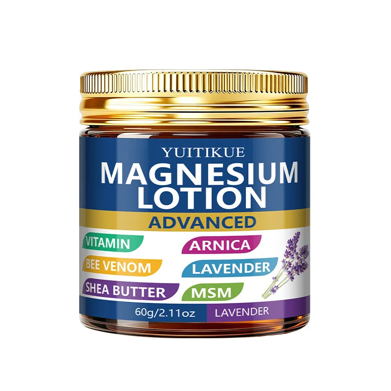 YUITIKUE Lavender Magnesium Body Lotion for Dry Skin Relief 60g - 13