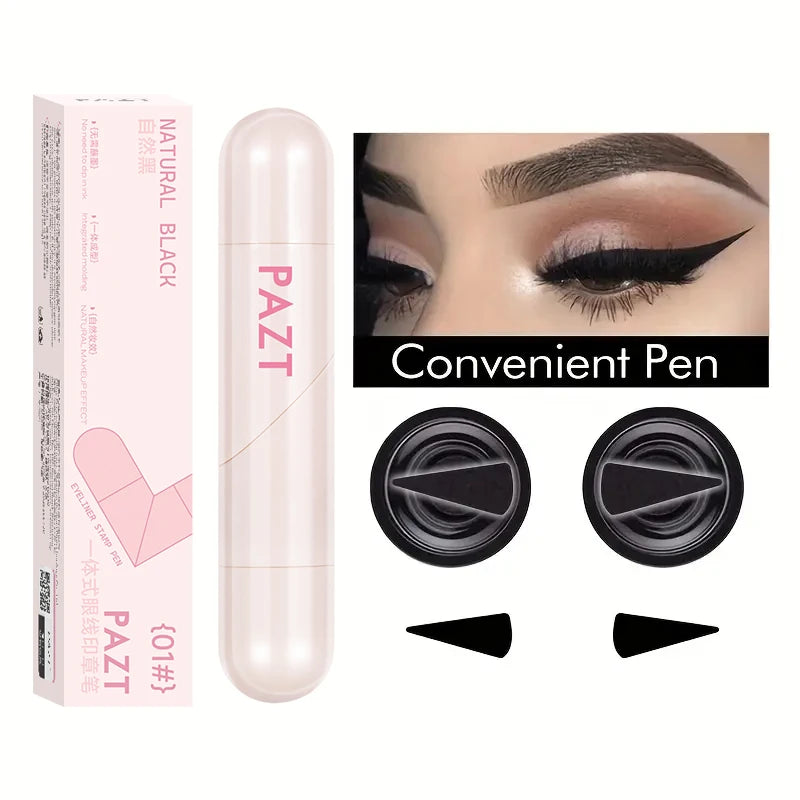 PAZT Integrated Winged Eyeliner Stamp Waterproof Liquid Eye Pen - 2