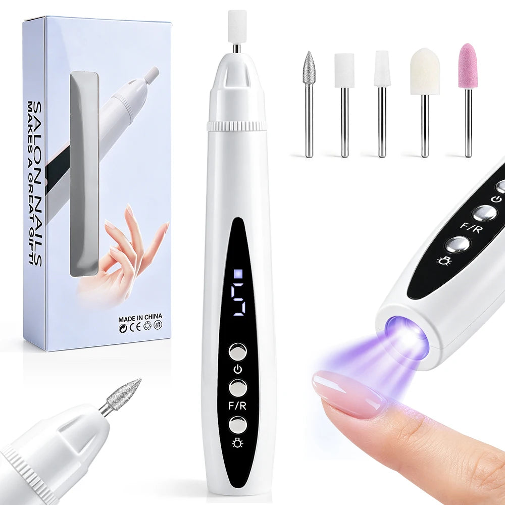 2-in-1 Electric Nail Drill and UV Curing Lamp Kit