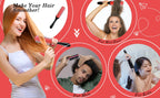 Lockmio Rosemary Hair Growth Oil and Curly Hair Detangling Brush Set