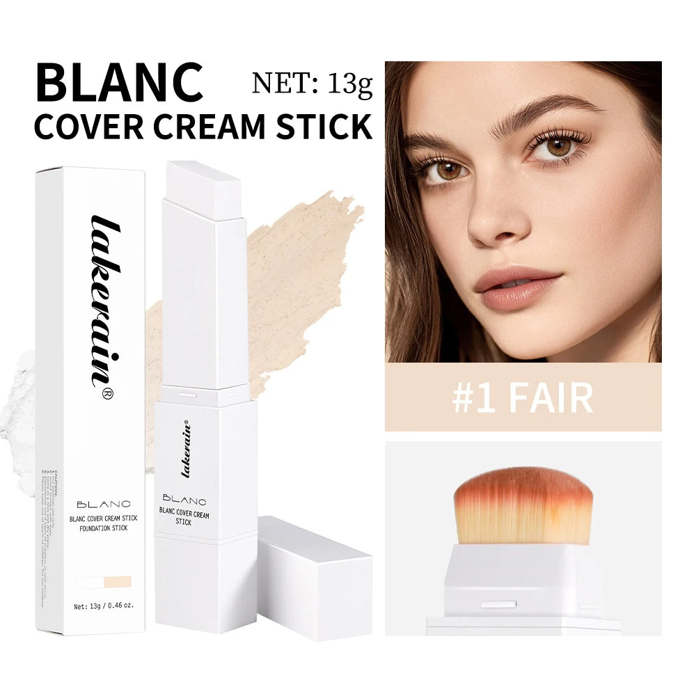 Color-Changing Foundation Stick with Built-in Brush
