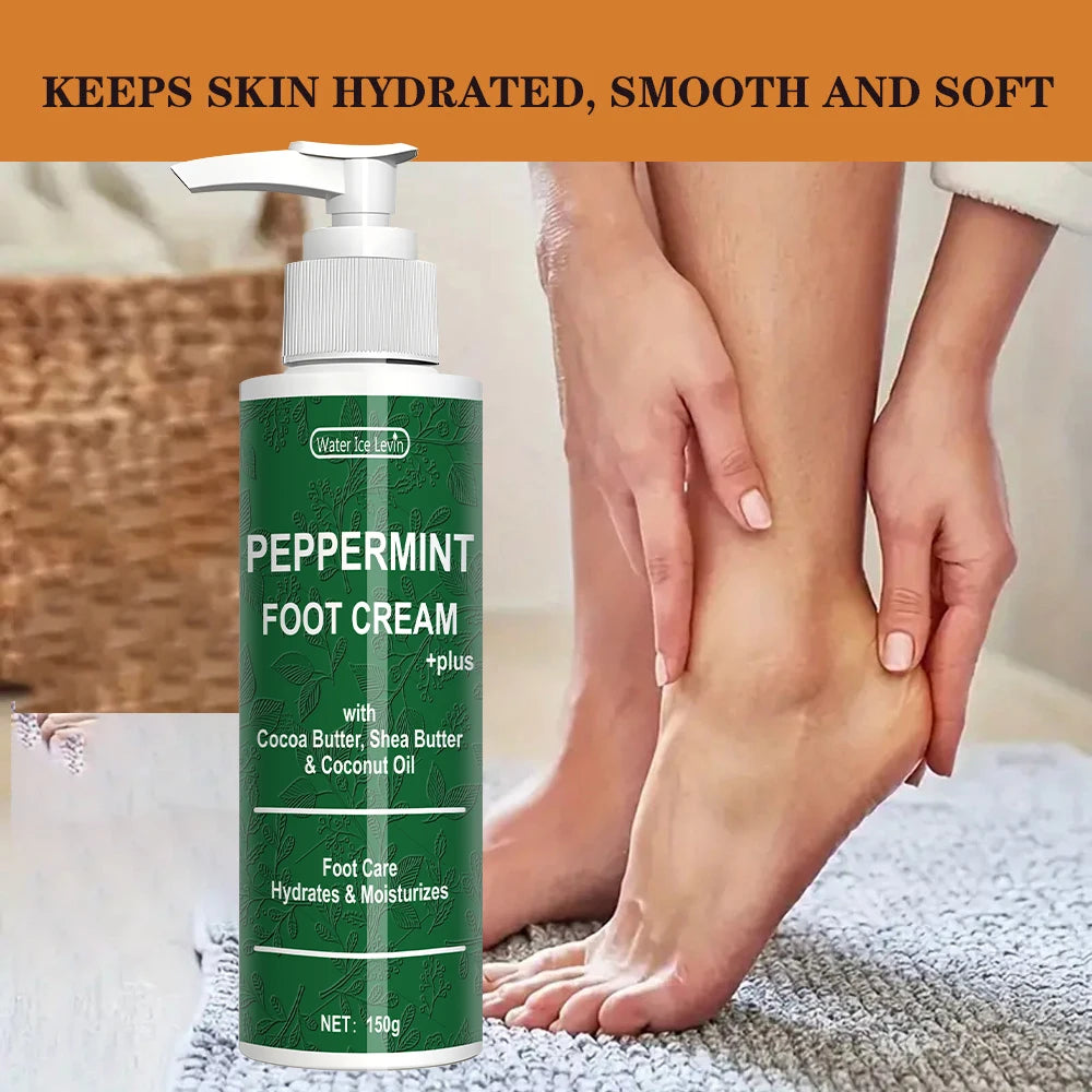 Peppermint Foot Cream Moisturizing Dry Skin Repair Treatment 150g - 4