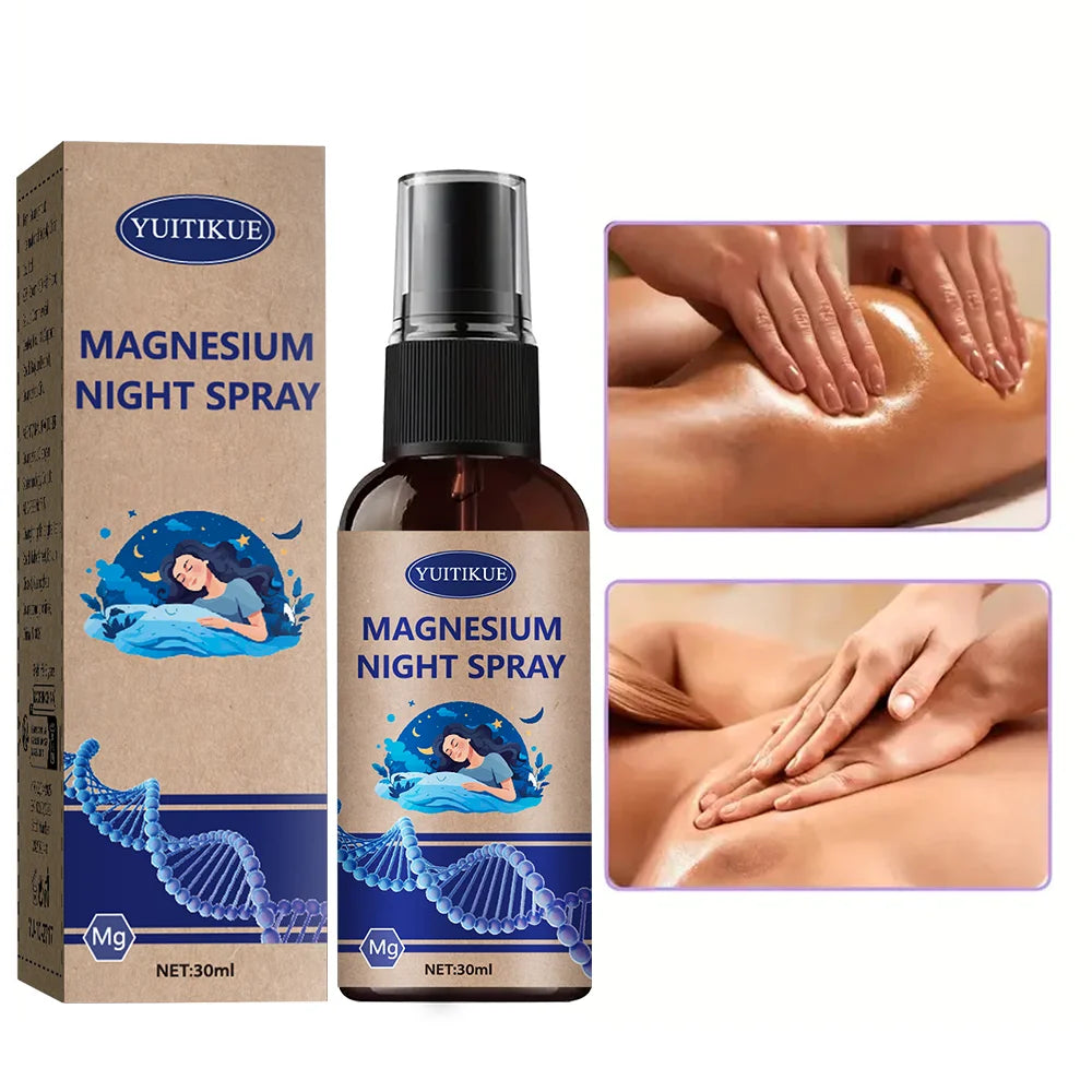 Magnesium Night Spray with Lavender Oil Sleep and Relaxation Mist 30ml - 3