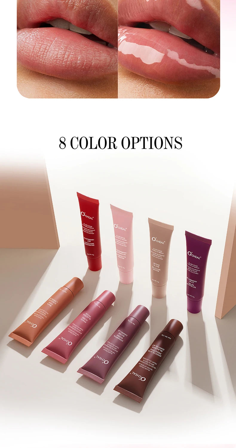 O'Cheal Glaze Tinted Lip Serum Moisturizing Gloss
