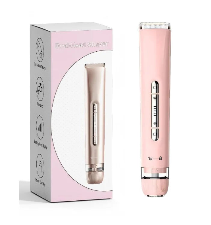 2-in-1 Waterproof Electric Bikini Trimmer and Body Shaver