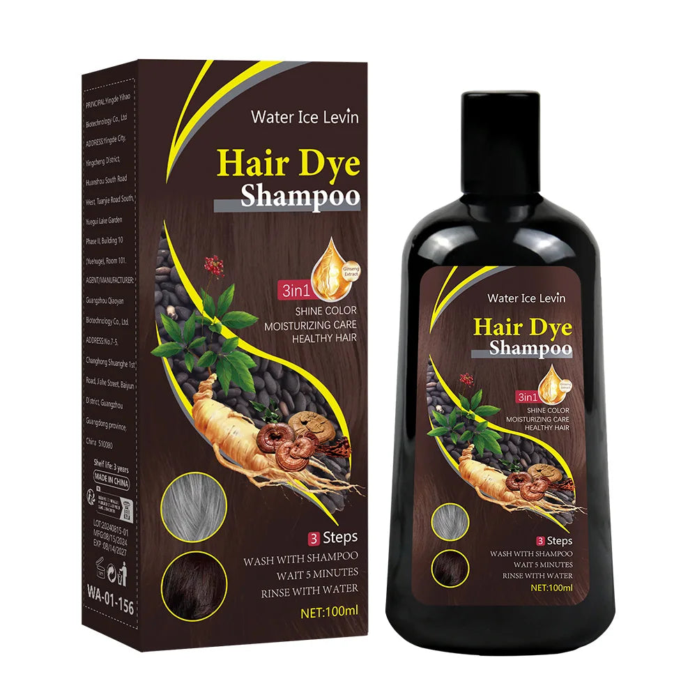 3-in-1 Brown Hair Color Shampoo 100ml - 11