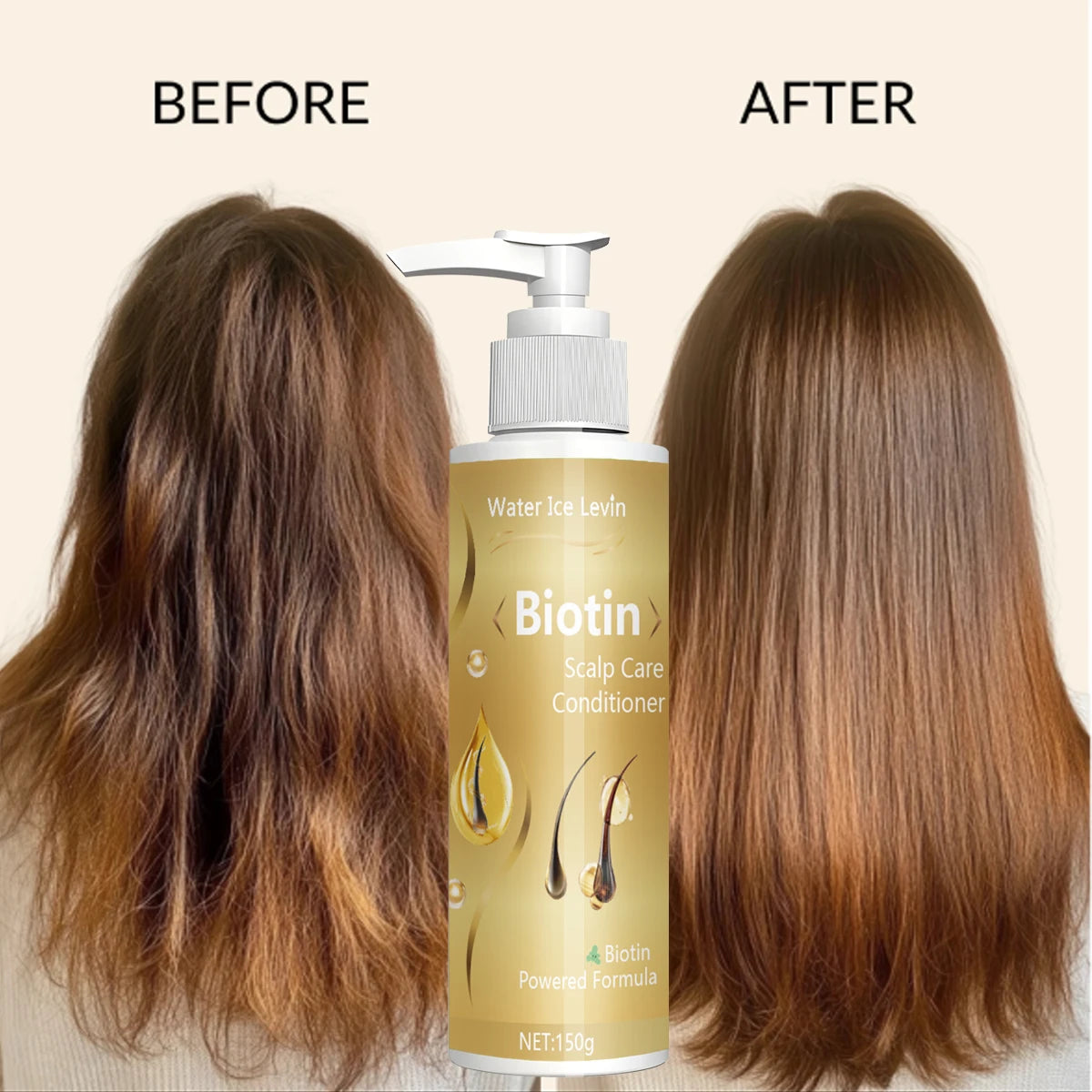 Biotin and Collagen Hair Conditioner with Grape Seed Oil 150g