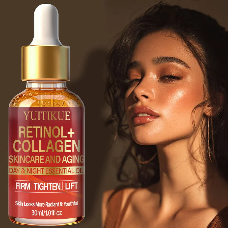 YUITIKUE Retinol and Collagen Anti Aging Face Serum Firming Oil - 2