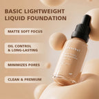 Matte Liquid Foundation for Pore Minimizing and Oil Control