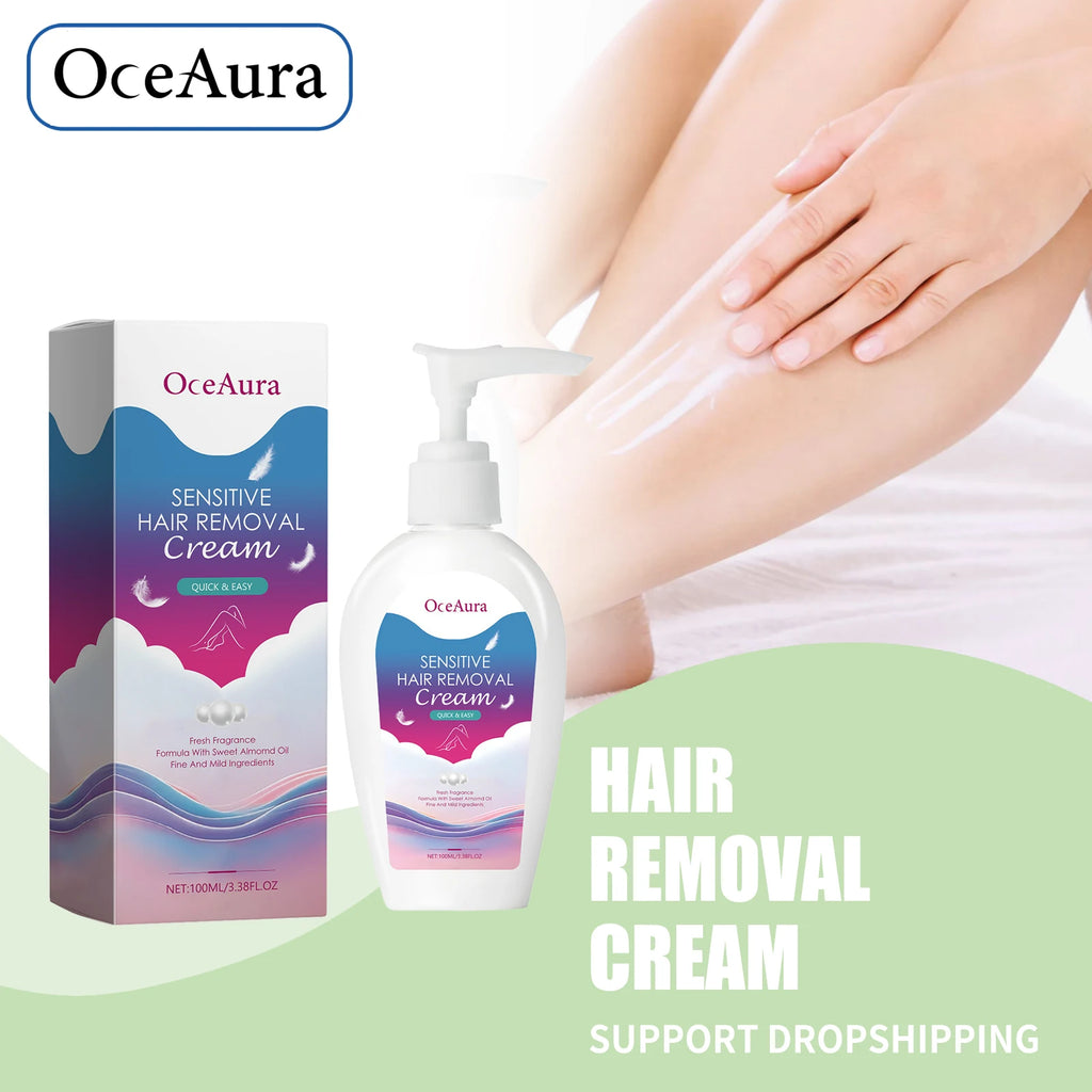 Painless Hair Removal Cream for Sensitive Skin