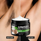 YUITIKUE Coconut Oil Hair Removal Cream Gentle Body Depilatory 60g