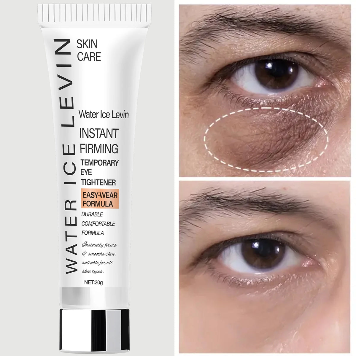 Water Ice Levin Instant Eye Tightener Cream for Firming and Smoothing