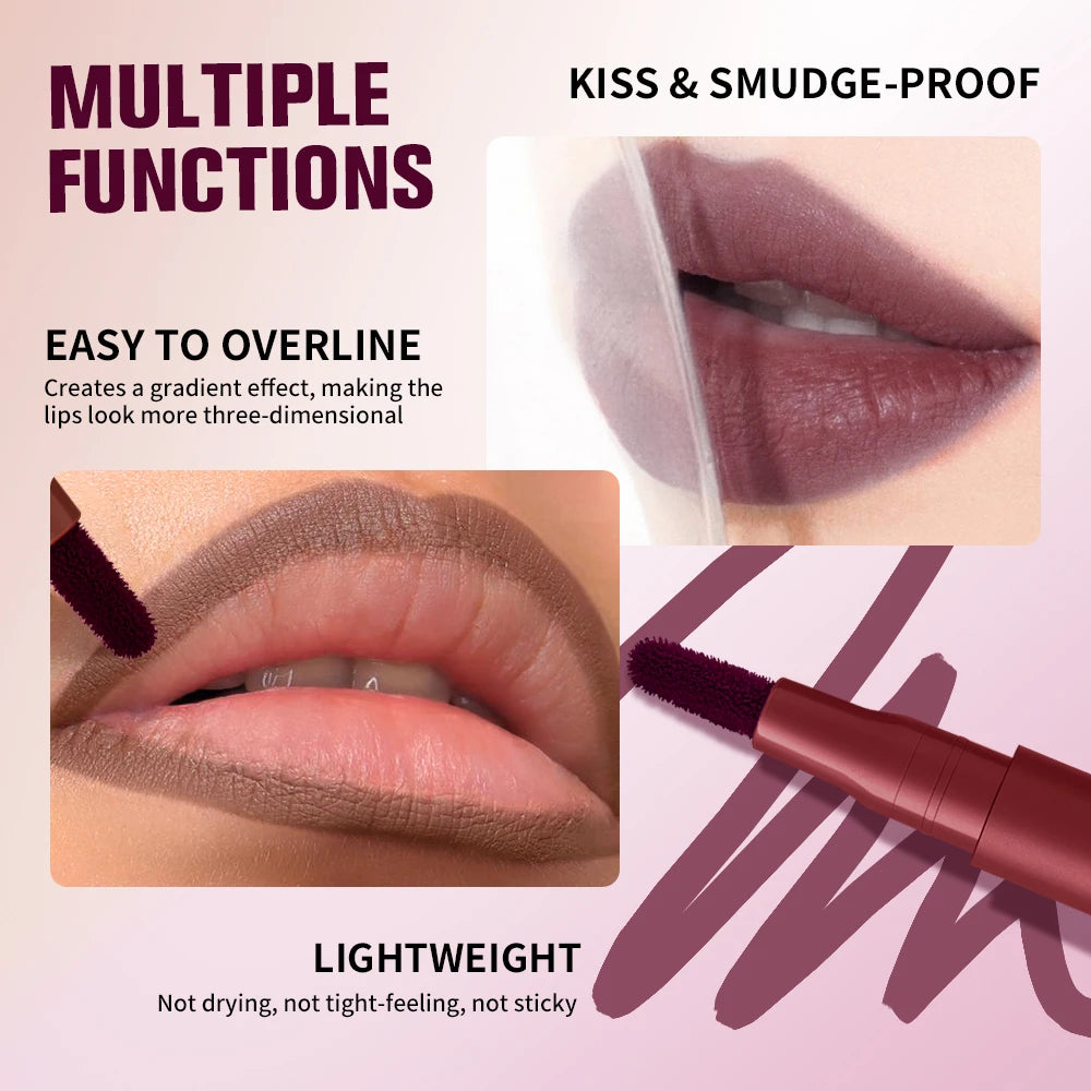 Dual-Sided Long-Lasting Lip Contour Stain and Liner
