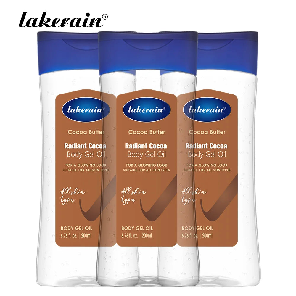 Radiant Cocoa Body Gel Oil for Deep Hydration and Glowing Skin