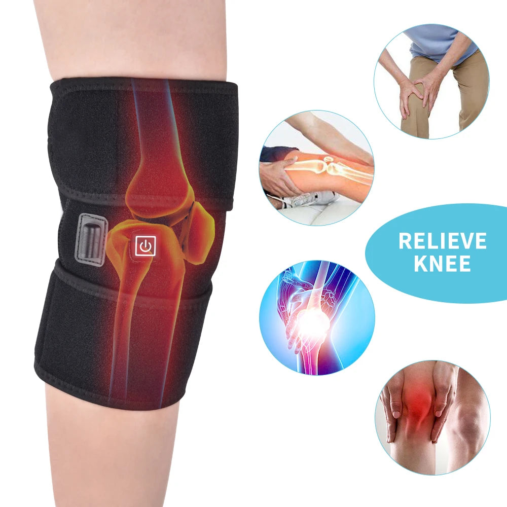 Electric Heated Knee Brace Support for Joint Relief - 3