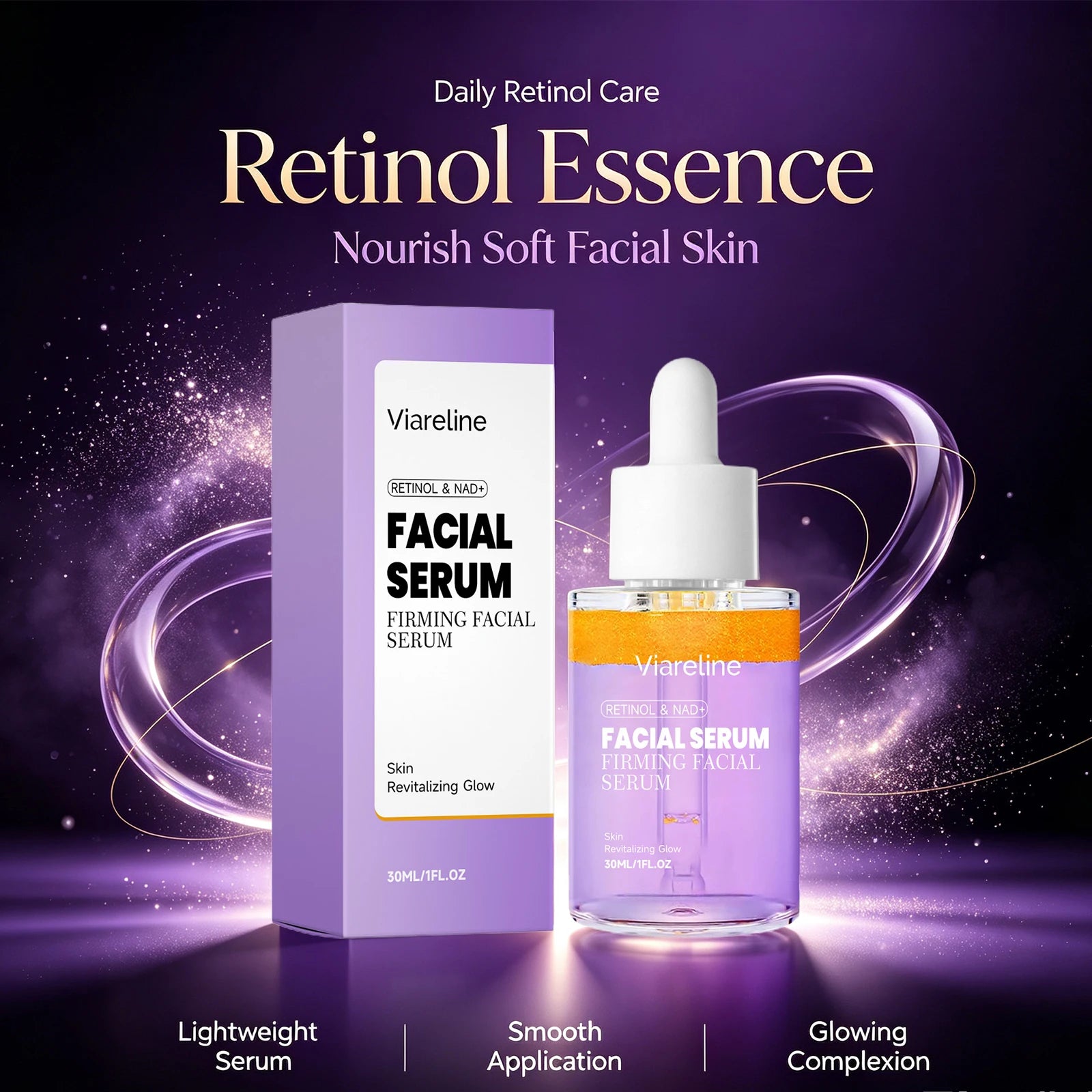 Retinol Anti-Aging Facial Serum for Firming and Smoothing Skin - 2