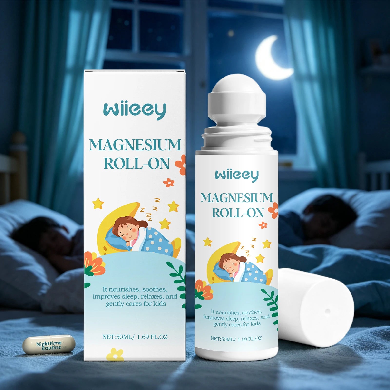 Magnesium Sleep Roll-On for Kids Bedtime Relaxation - 3