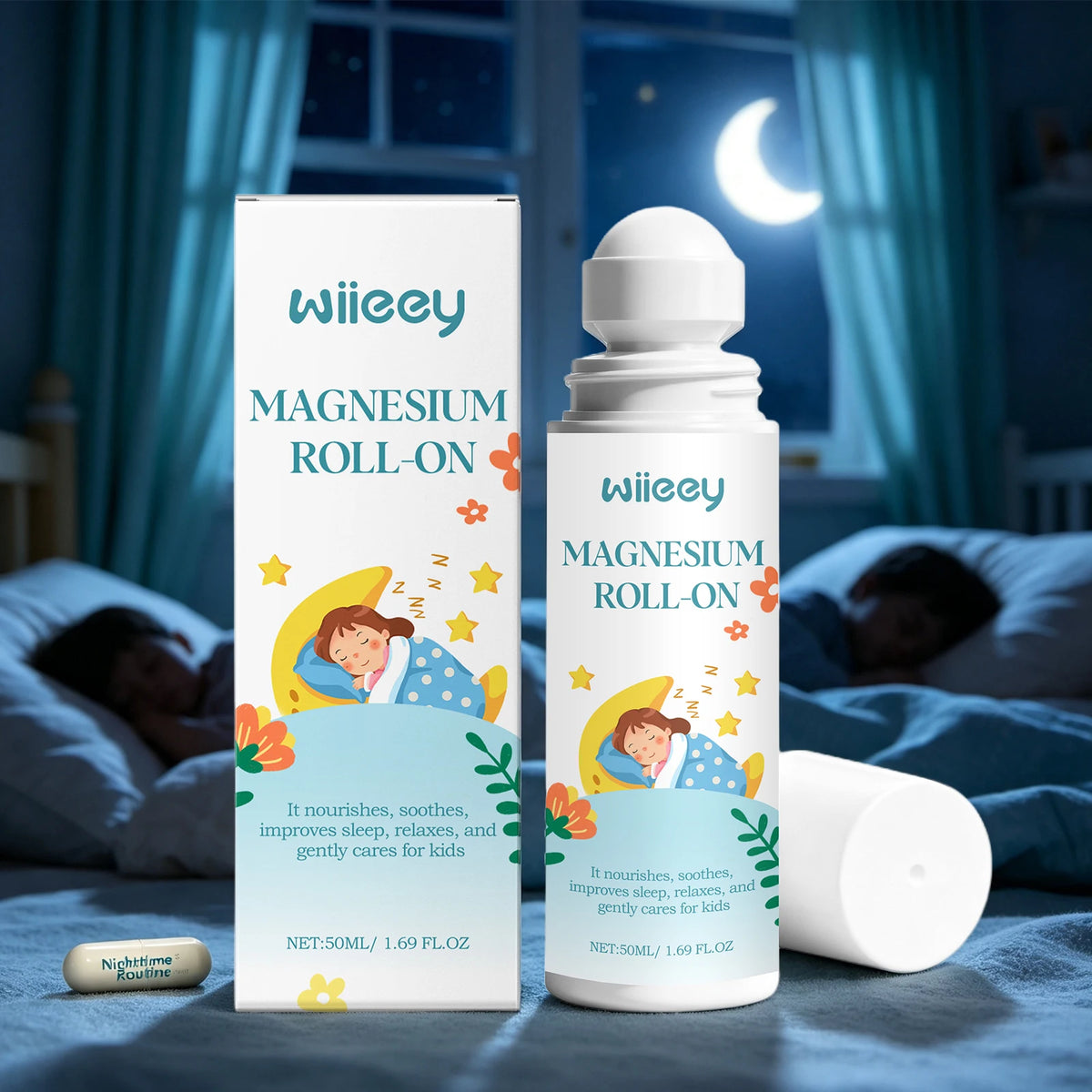 Magnesium Sleep Roll-On for Kids Bedtime Relaxation