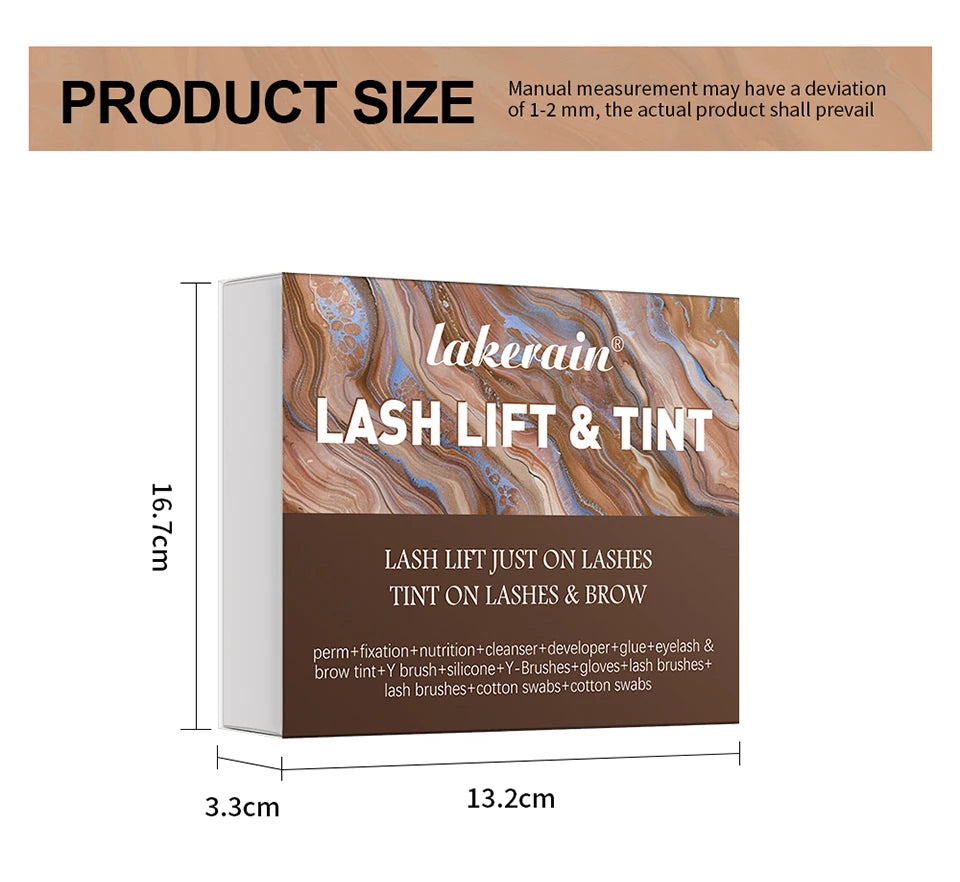 Professional Lash Lift and Eyebrow Tinting Kit