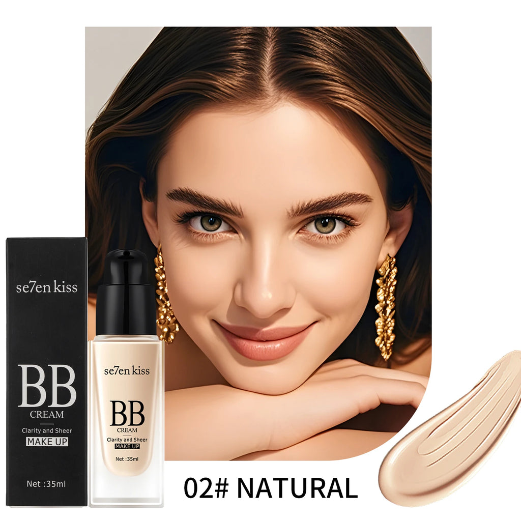 Se7en Kiss Moisturizing BB Cream Foundation Waterproof Liquid Makeup