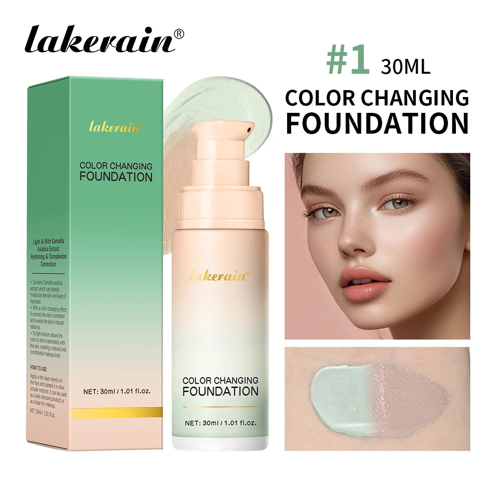 Color Changing Liquid Foundation for Radiant Skin - 21