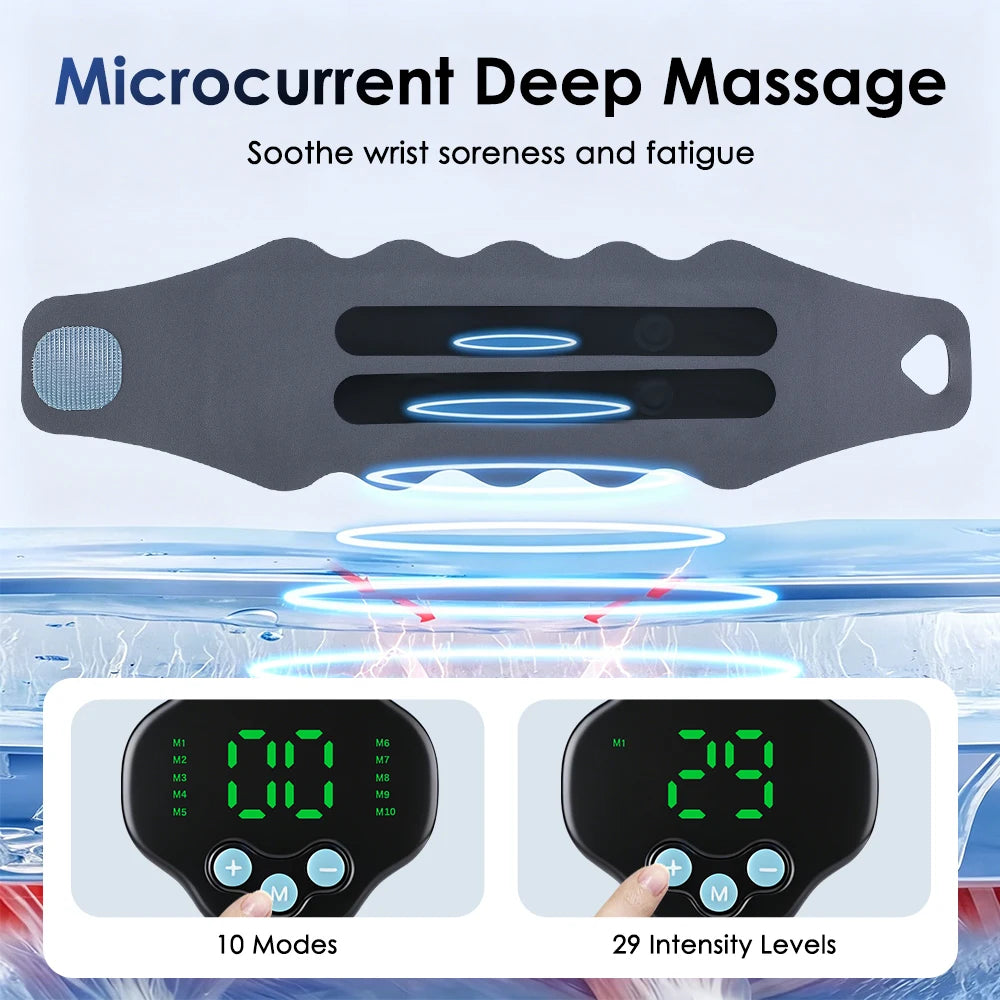 Electric Microcurrent Wrist Massager for Pain Relief - 8