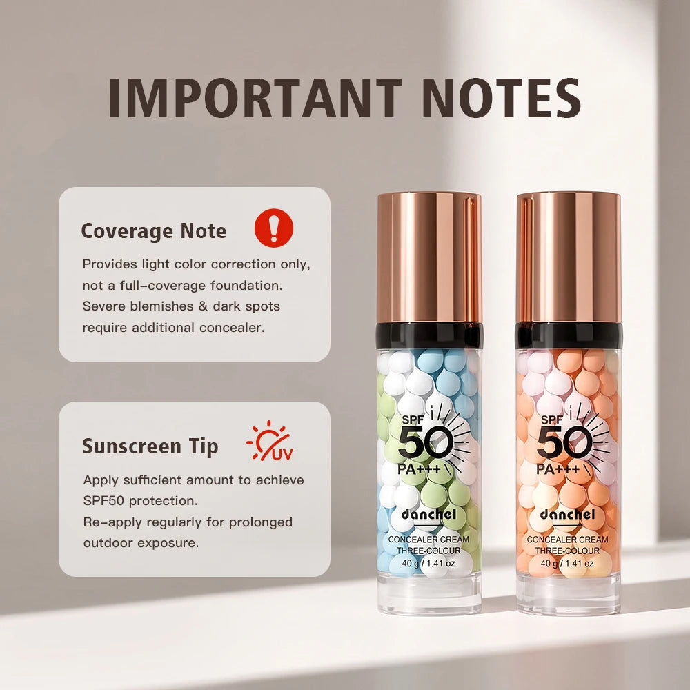 3-Color Correcting Makeup Primer with SPF50