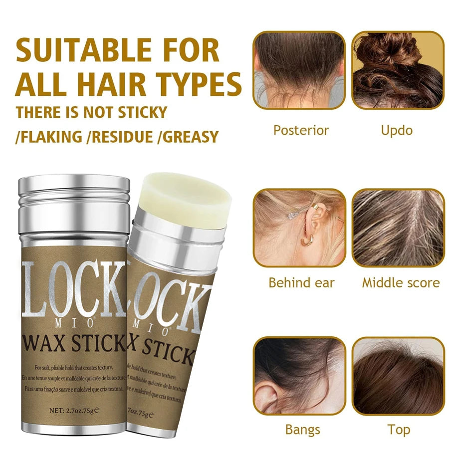 Coconut Oil Hair Wax Stick for Edge Control and Styling