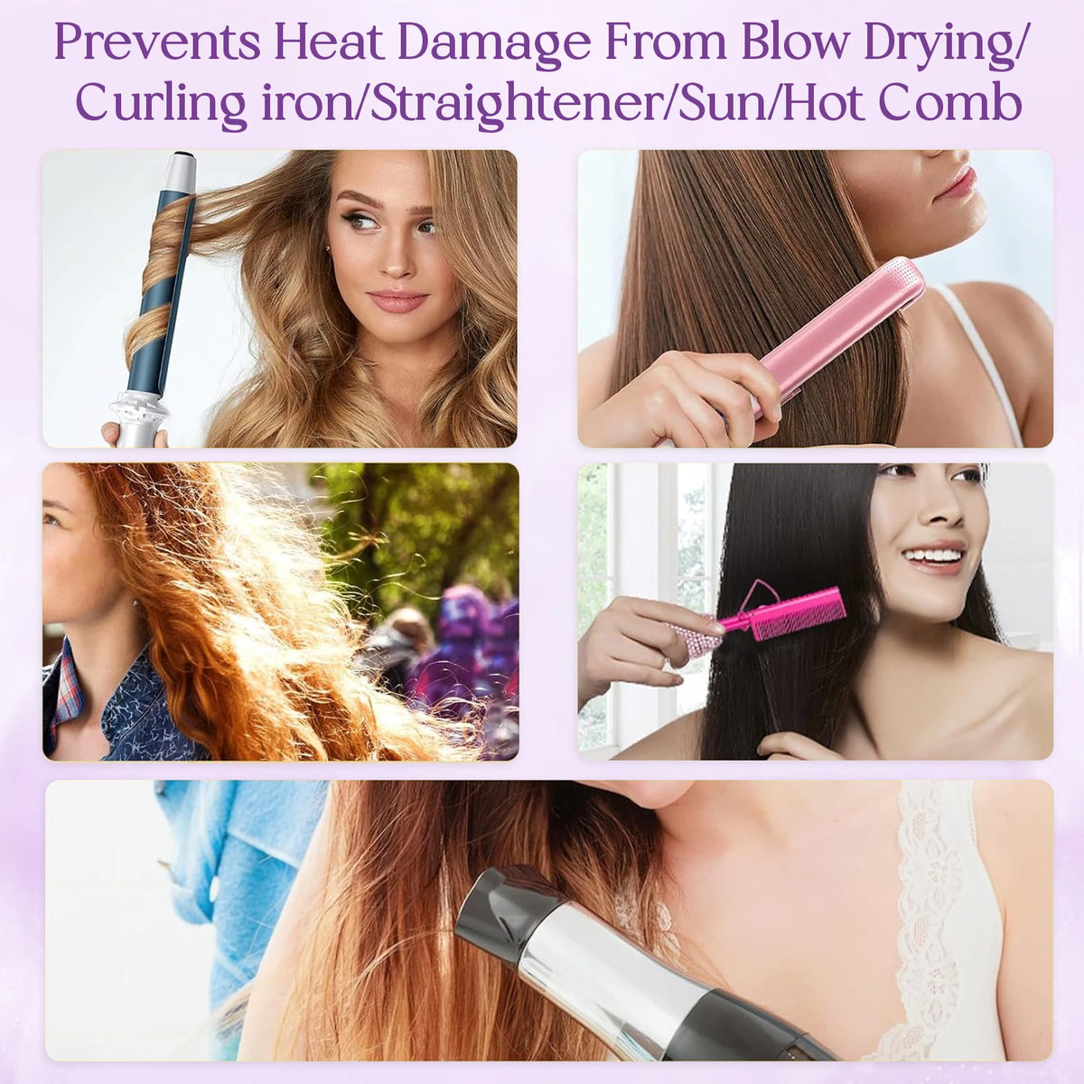 Goiple Hair Care Kit Leave In Conditioner Heat Protection and Curl Cream