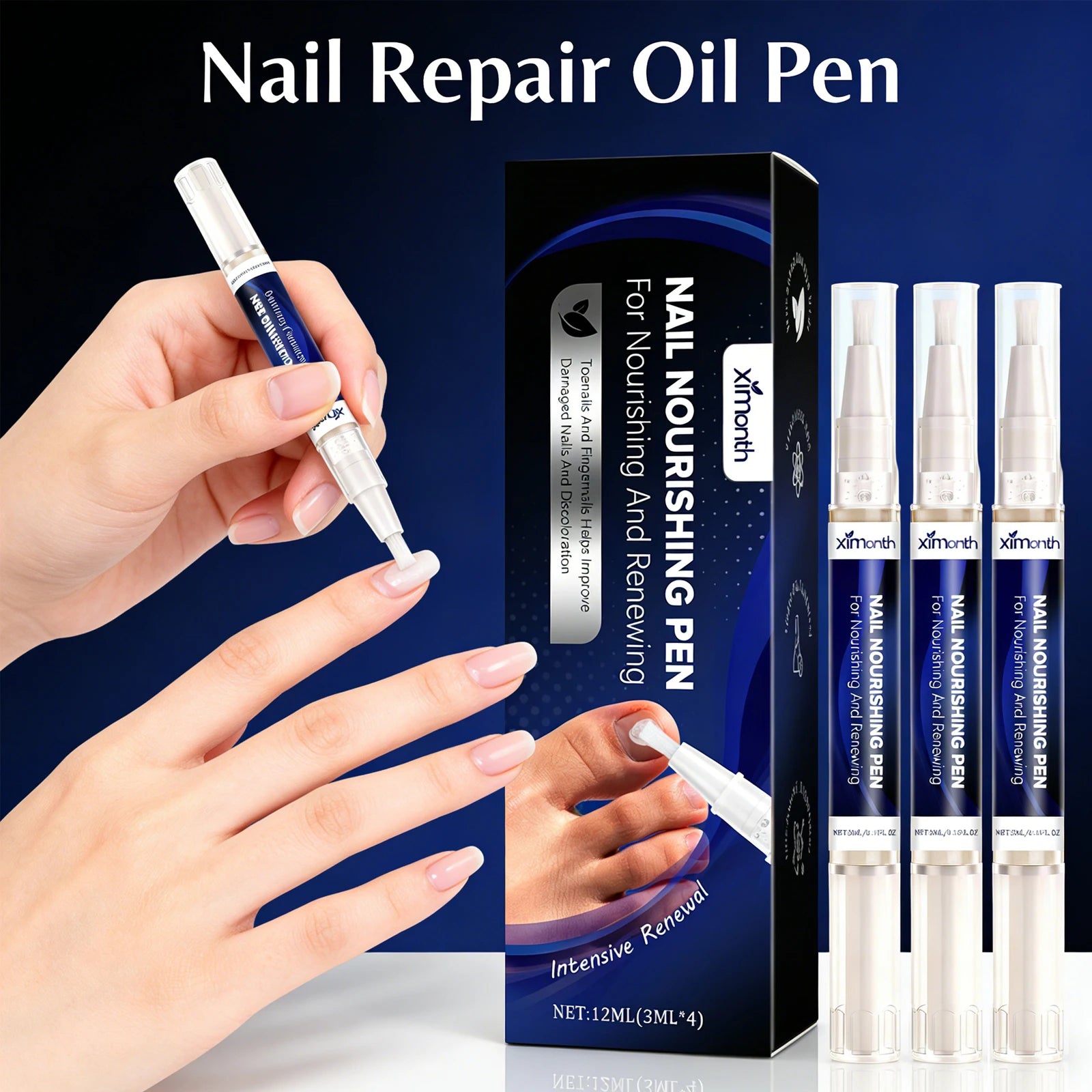 Nourishing Nail Repair Oil Pen for Damaged and Brittle Nails - 1