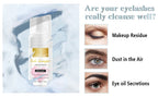 100ml Eyelash Extension Shampoo Foam Cleanser with Cleaning Tool Kit