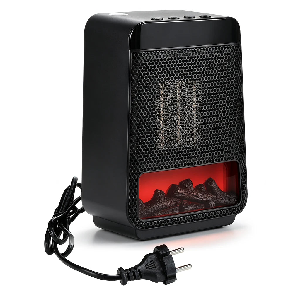 Portable Electric Space Heater with Flame Effect - 26