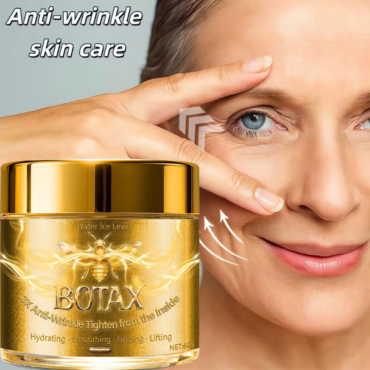 Bee Venom Anti Aging Face Cream Retinol Hyaluronic Acid Firming Moisturizer - 3