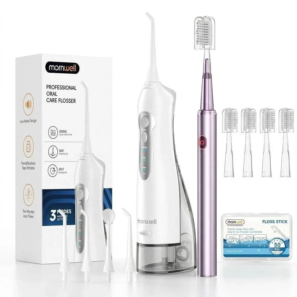 Professional Oral Irrigator and Electric Toothbrush Combo