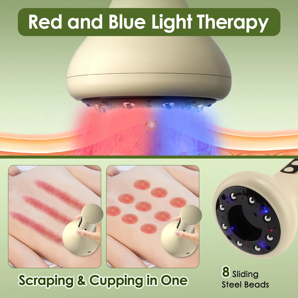 Electric Cupping and Scraping Massage Tool for Muscle Relief - 9