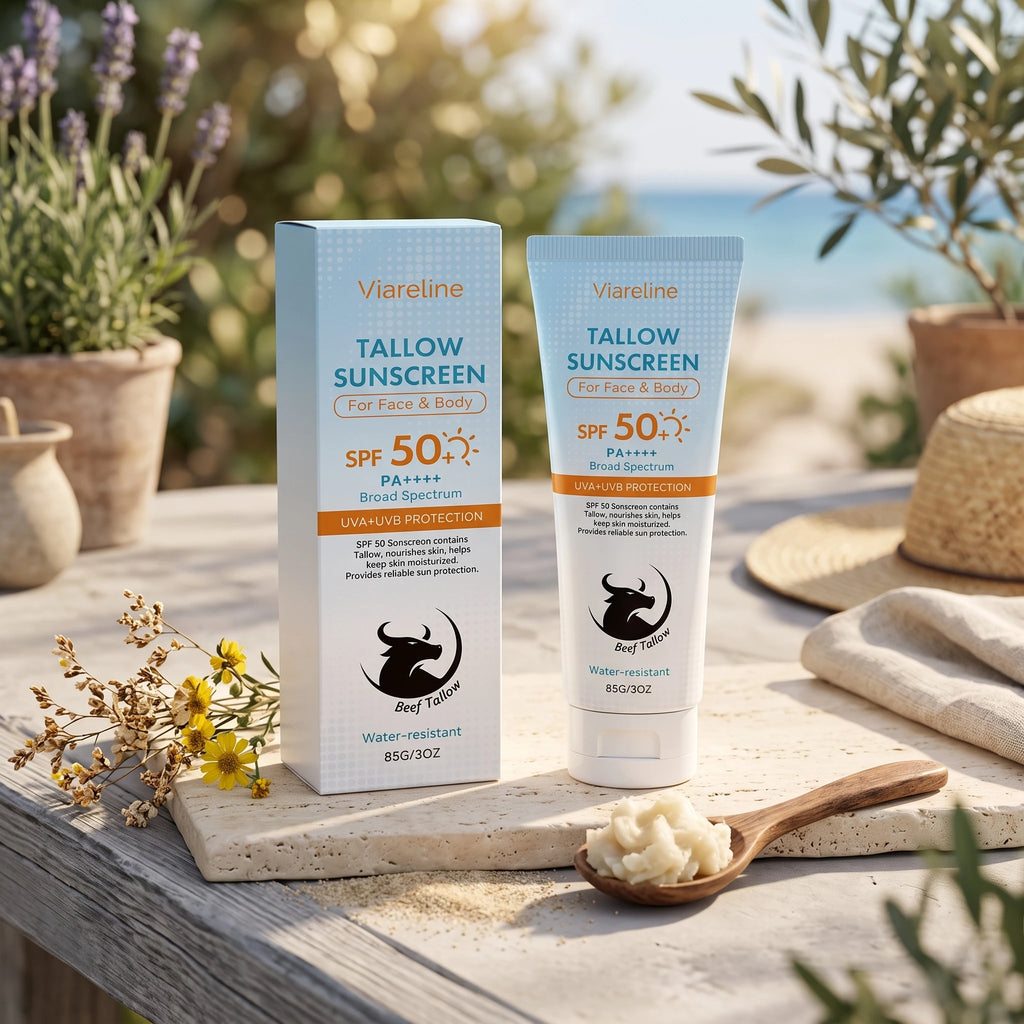 SPF 50 Tallow Sunscreen for Face and Body