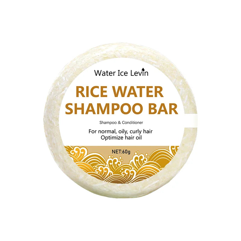 Rice Water Shampoo Bar Organic Hair Growth and Conditioning Soap 60g